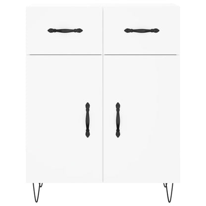 Highboard Weiß 69,5x34x180 cm Holzwerkstoff