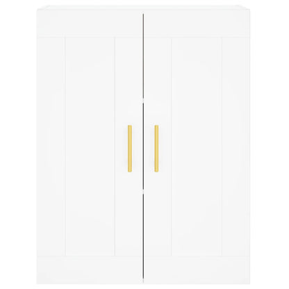 Highboard Weiß 69,5x34x180 cm Holzwerkstoff