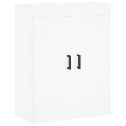 Highboard Weiß 69,5x34x180 cm Holzwerkstoff