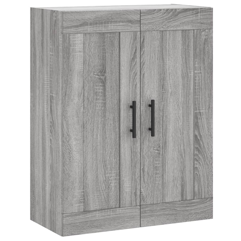 Highboard Grå Sonoma 69,5x34x180 cm Træmateriale