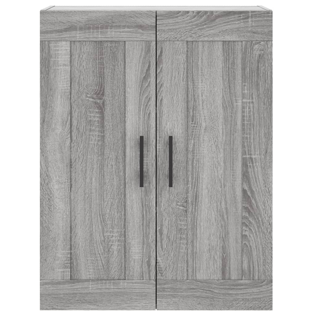 Highboard Grå Sonoma 69,5x34x180 cm Træmateriale