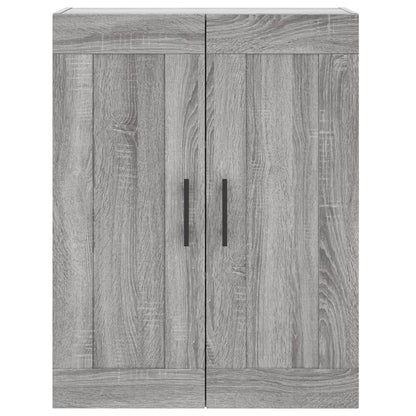 Highboard Grå Sonoma 69,5x34x180 cm Træmateriale