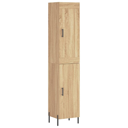 Highboard Sonoma-Eiche 34,5x34x180 cm Holzwerkstoff