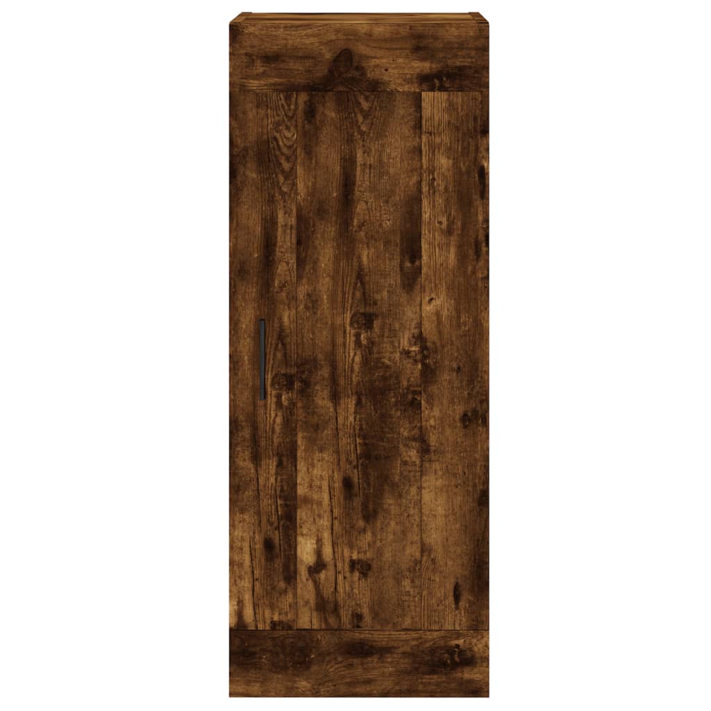 Highboard Räuchereiche 34,5x34x180 cm Holzwerkstoff