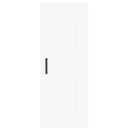 Highboard Weiß 34,5x34x180 cm Holzwerkstoff