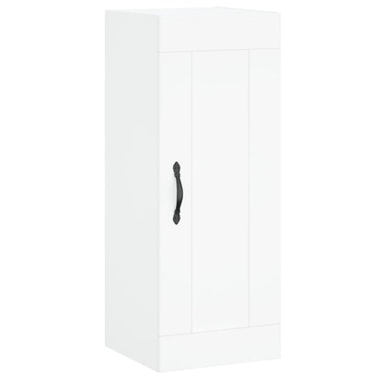 Highboard Hvid 34,5x34x180 cm Træmateriale
