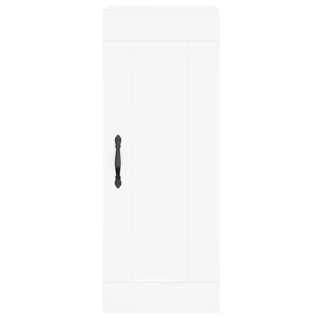 Highboard Hvid 34,5x34x180 cm Træmateriale