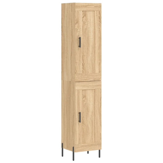 Highboard Sonoma-Eiche 34,5x34x180 cm Holzwerkstoff