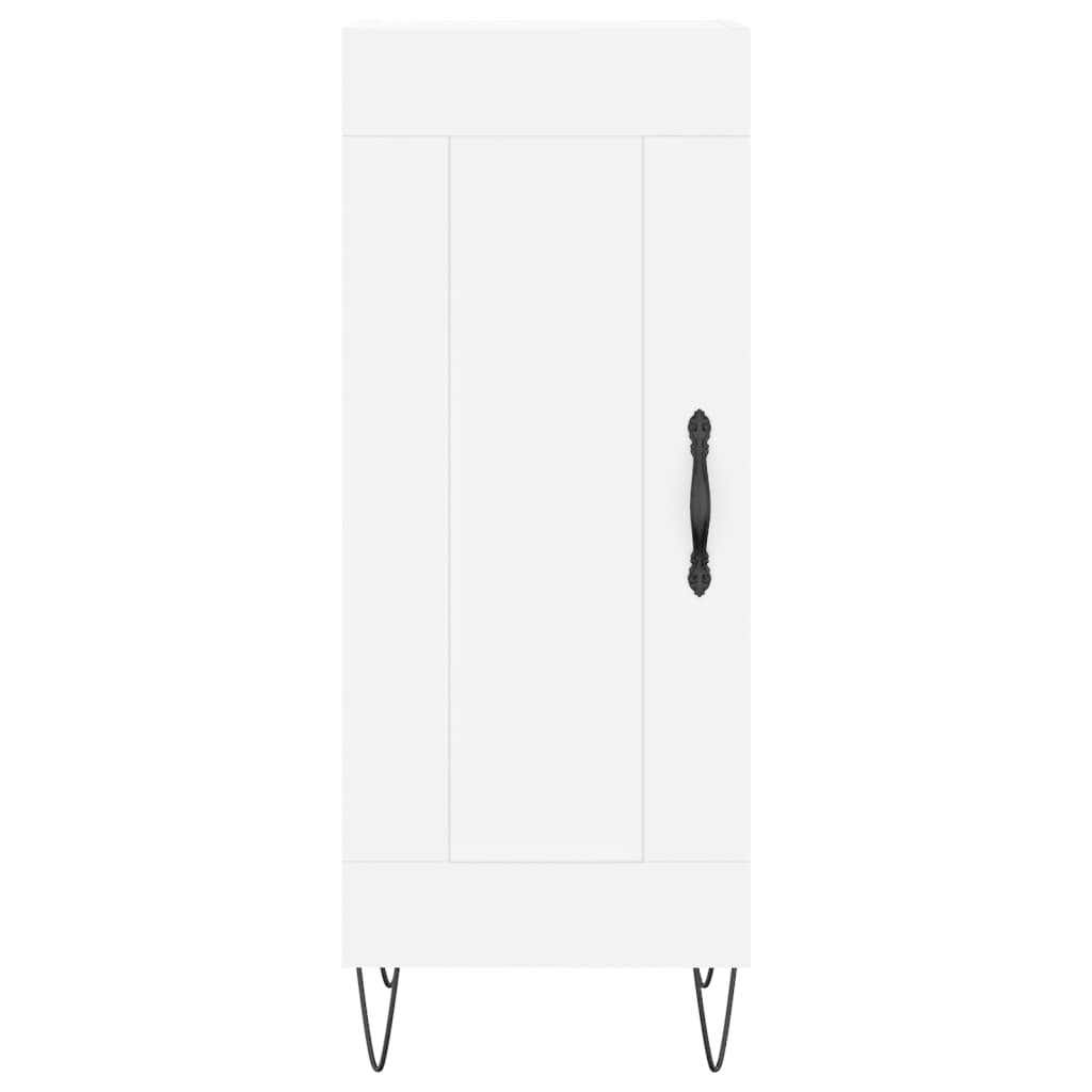 Highboard Weiß 34,5x34x180 cm Holzwerkstoff
