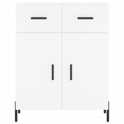 Highboard Weiß 69,5x34x180 cm Holzwerkstoff