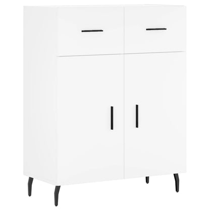 Highboard Weiß 69,5x34x180 cm Holzwerkstoff