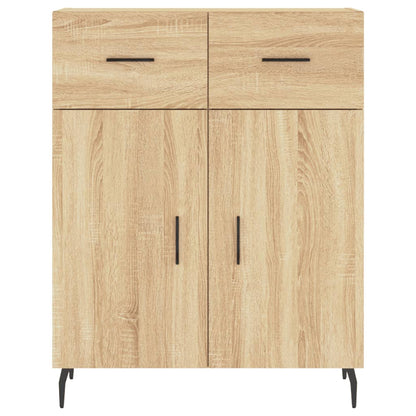 Highboard Sonoma-Eiche 69,5x34x180 cm Holzwerkstoff
