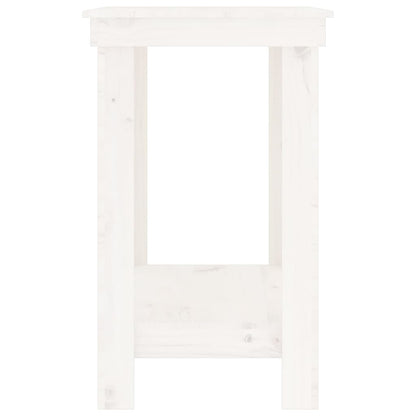 Werkbank Weiß 110x50x80 cm Massivholz Kiefer