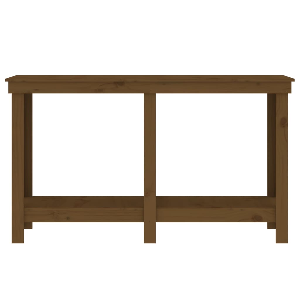Werkbank Honigbraun 140x50x80 cm Massivholz Kiefer