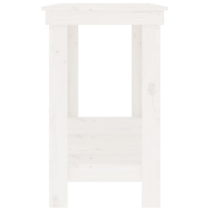 Werkbank Weiß 180x50x80 cm Massivholz Kiefer