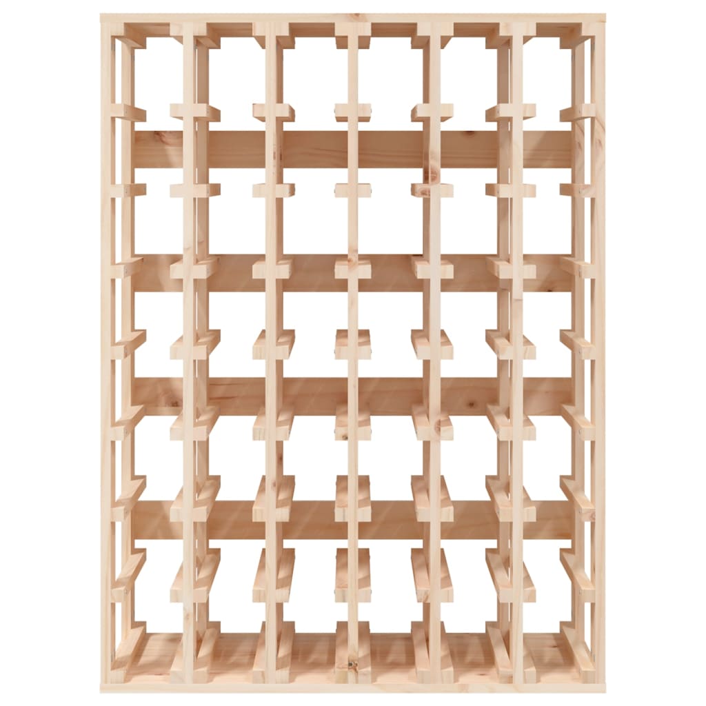 Weinregal 70x33x94 cm Massivholz Kiefer
