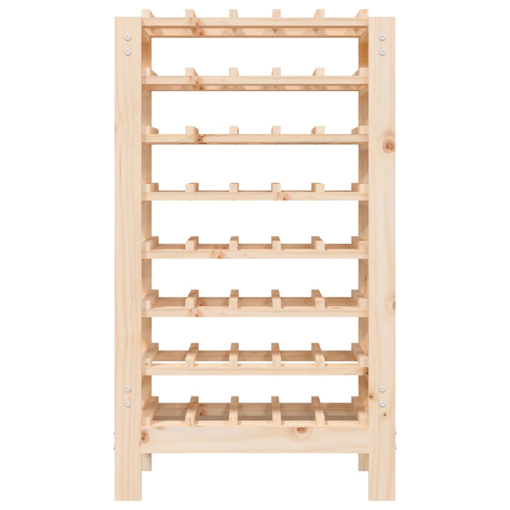 Weinregal 61,5x30x107,5 cm Massivholz Kiefer