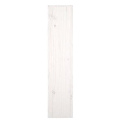 Heizkörperverkleidung Weiß 153x19x84 cm Massivholz Kiefer