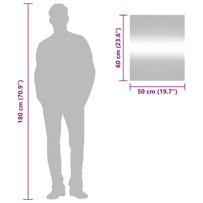 Wandspiegel 50x60 cm Glas Rechteckig