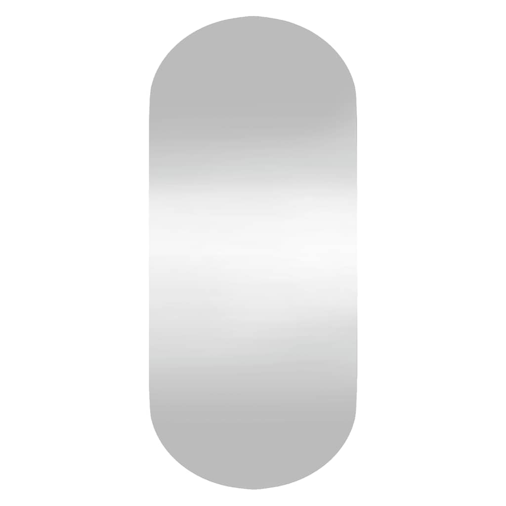 Wandspiegel 30x70 cm Glas Oval