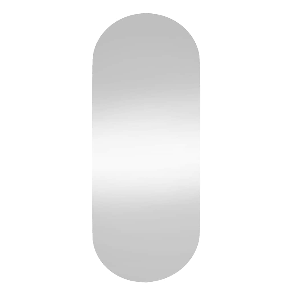 Wandspiegel 30x70 cm Glas Oval