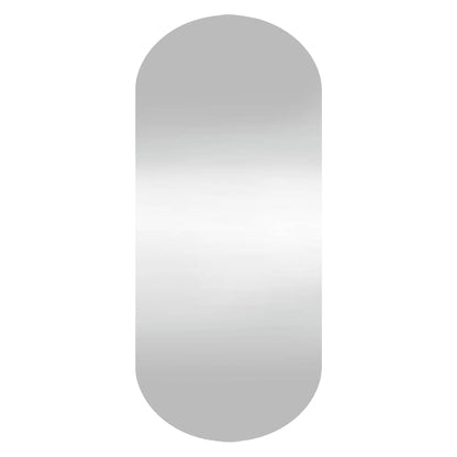 Wandspiegel 35x80 cm Glas Oval