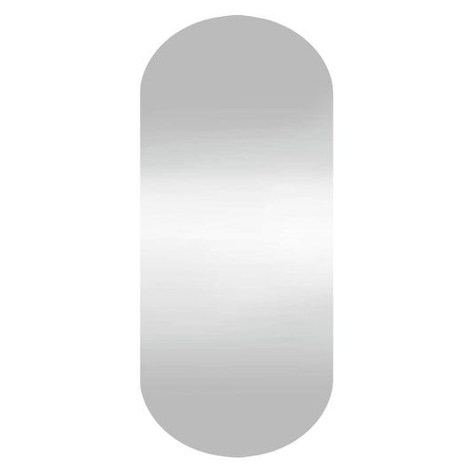 Wandspiegel 35x80 cm Glas Oval
