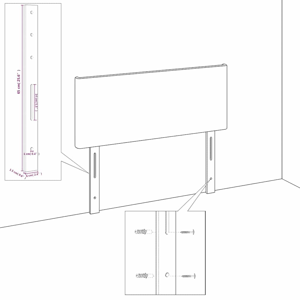 Boxspringbett mit Matratze Taupe 90x190 cm Stoff