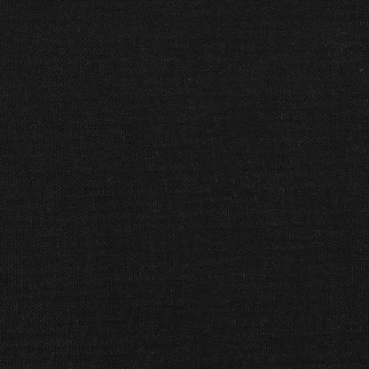 Boxspringbett mit Matratze Schwarz 180x200 cm Stoff