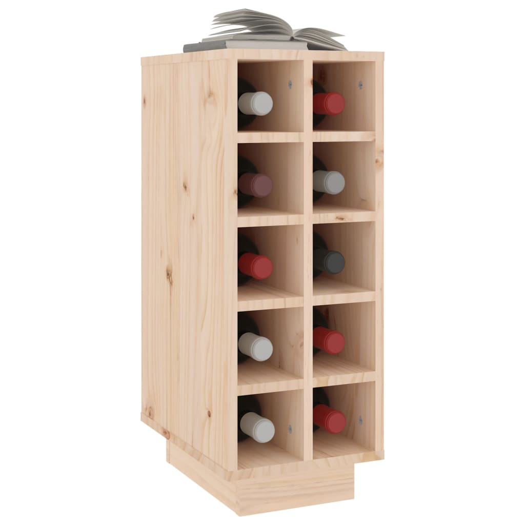 Weinregal 23x34x61 cm Massivholz Kiefer
