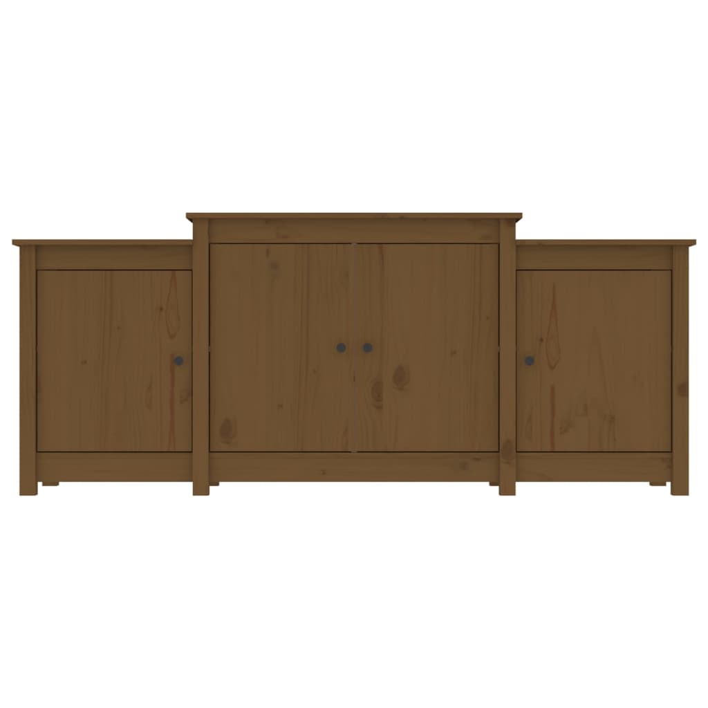 Sideboard Honigbraun 164x37x68 cm Massivholz Kiefer