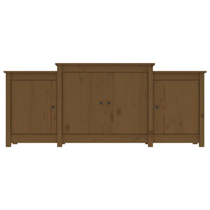 Sideboard Honigbraun 164x37x68 cm Massivholz Kiefer