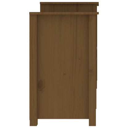 Sideboard Honigbraun 164x37x68 cm Massivholz Kiefer