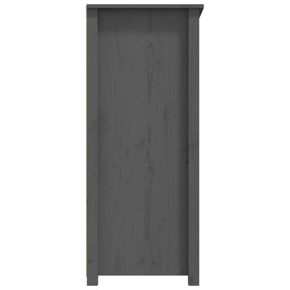 Skænk Grå 83x41,5x100 cm Massiv Fyr