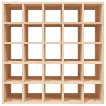 Weinschrank 56 x 25 x 56 cm Massivholz Kiefer
