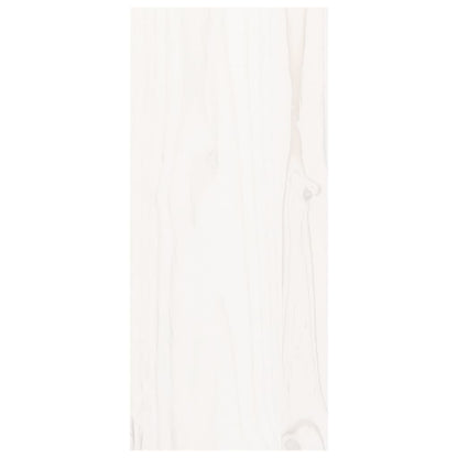 Weinregal Weiß 56x25x56 cm Massivholz Kiefer