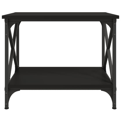 Beistelltisch Schwarz 55x38x45 cm Holzwerkstoff