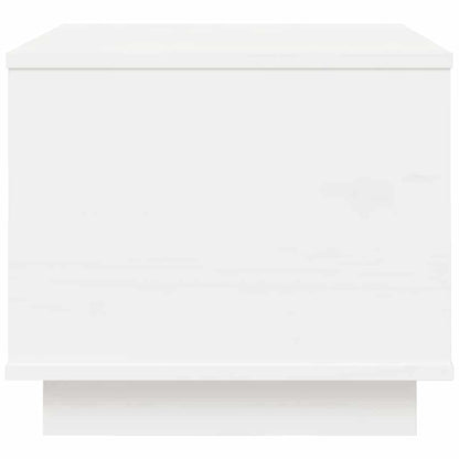 Couchtisch Weiß 40x50x35 cm Massivholz Kiefer