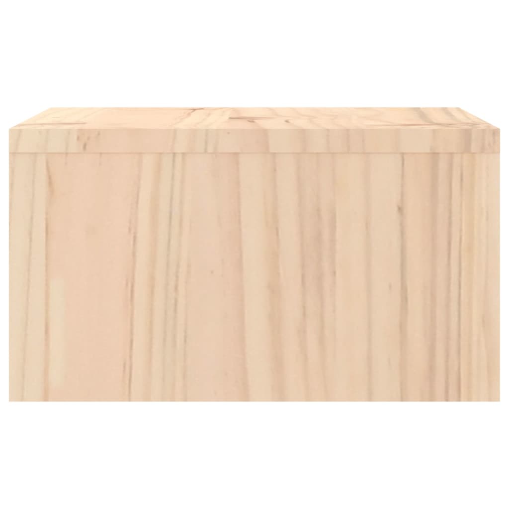 Monitorstativ 50x27x15 cm massivt fyrretræ