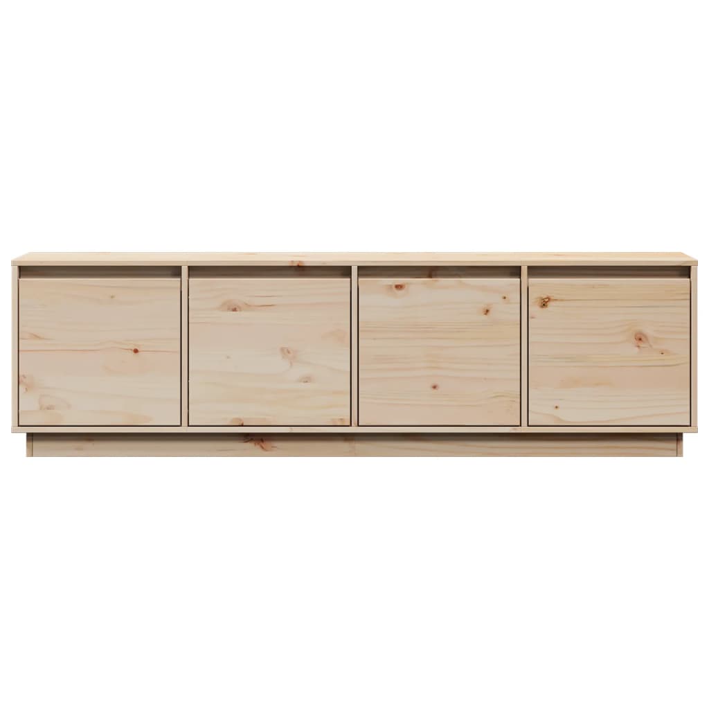TV-Schrank 156x37x45 cm Massivholz Kiefer