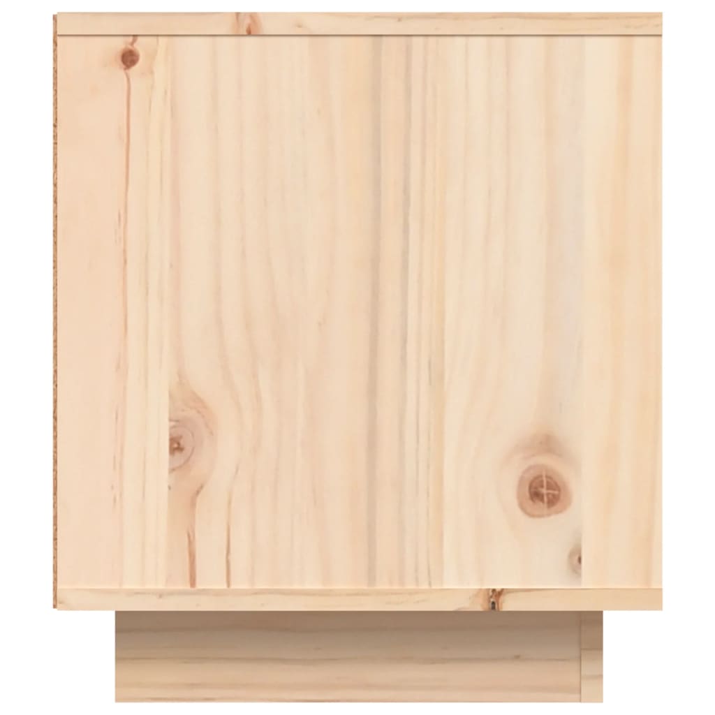 TV-Schrank 80x35x40,5 cm Massivholz Kiefer