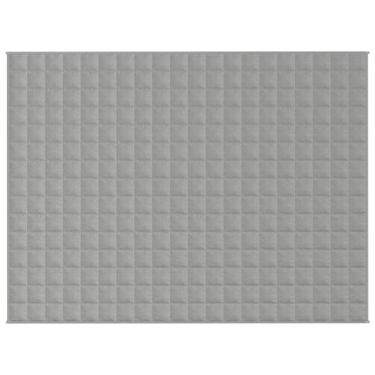 Gewichtsdecke Grau 150x200 cm 7 kg Stoff