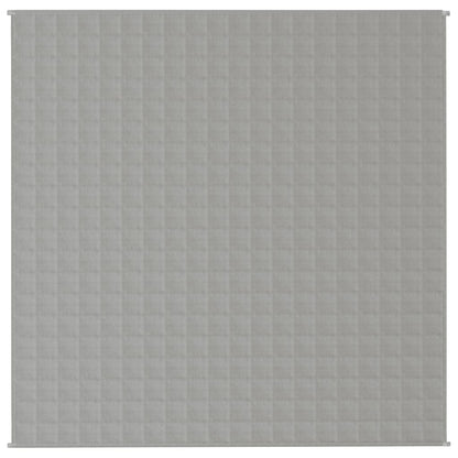 Gewichtsdecke Grau 200x200 cm 9 kg Stoff