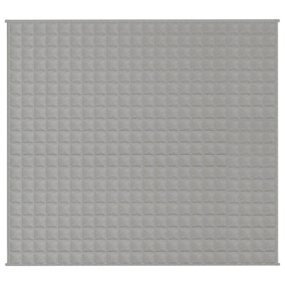 Gewichtsdecke Grau 200x225 cm 9 kg Stoff