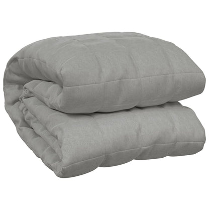Gewichtsdecke Grau 220x260 cm 15 kg Stoff
