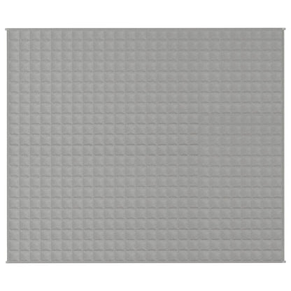 Gewichtsdecke Grau 220x260 cm 15 kg Stoff