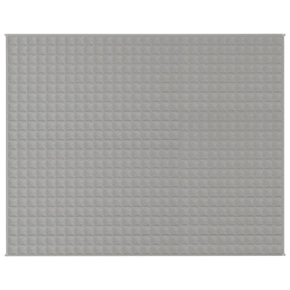 Gewichtsdecke Grau 235x290 cm 15 kg Stoff