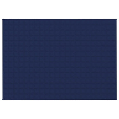 Gewichtsdecke Blau 155x220 cm 11 kg Stoff