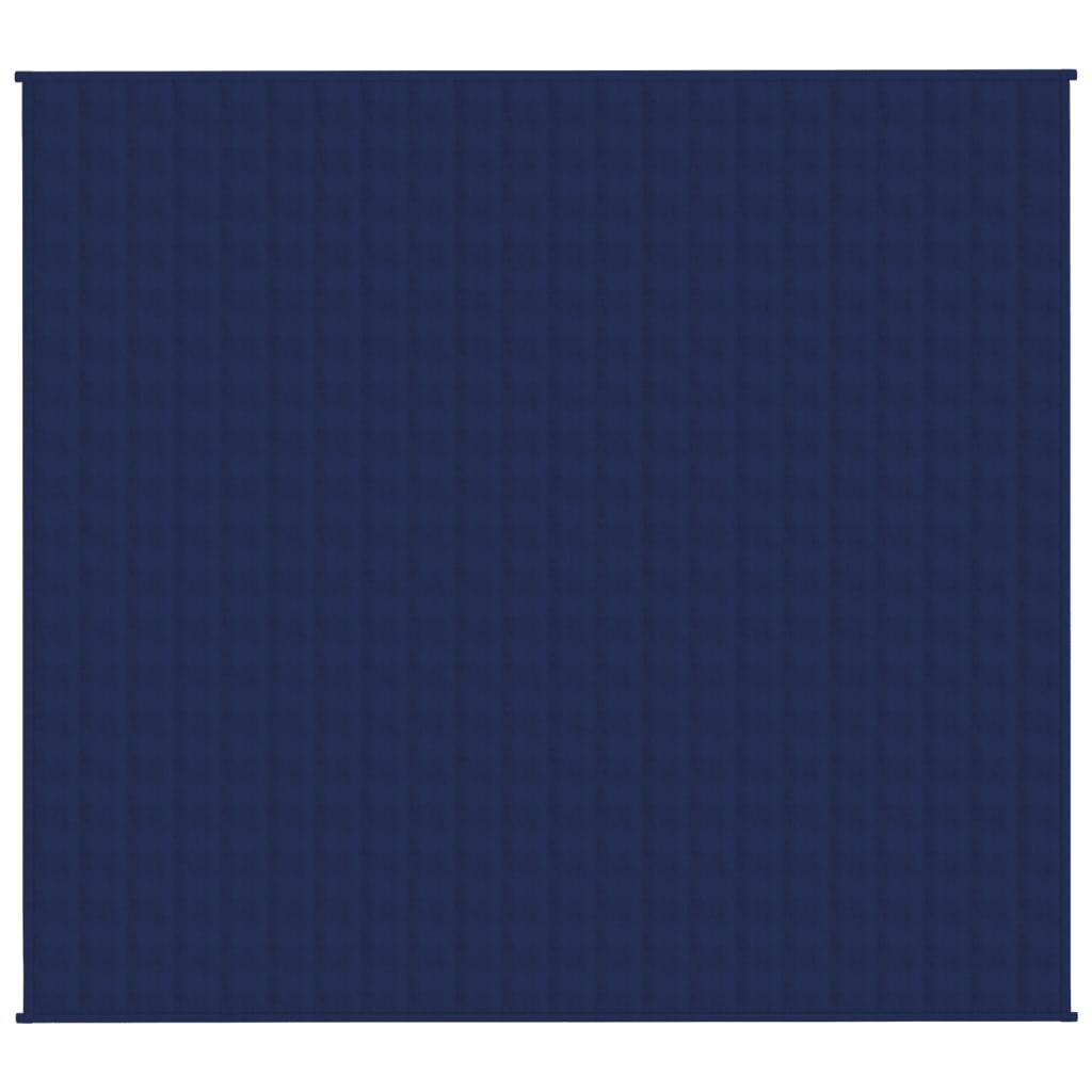 Gewichtsdecke Blau 200x225 cm 9 kg Stoff