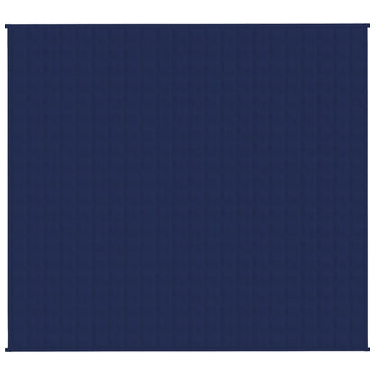 Gewichtsdecke Blau 200x225 cm 9 kg Stoff